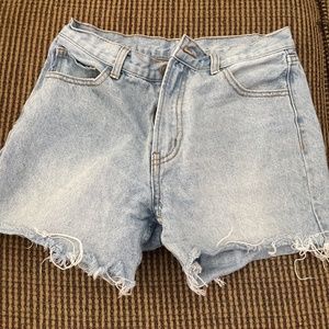 Denim shorts
